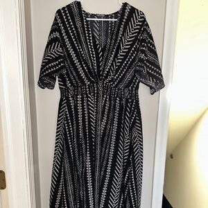 Bloomchic Aztec print ankle length dress